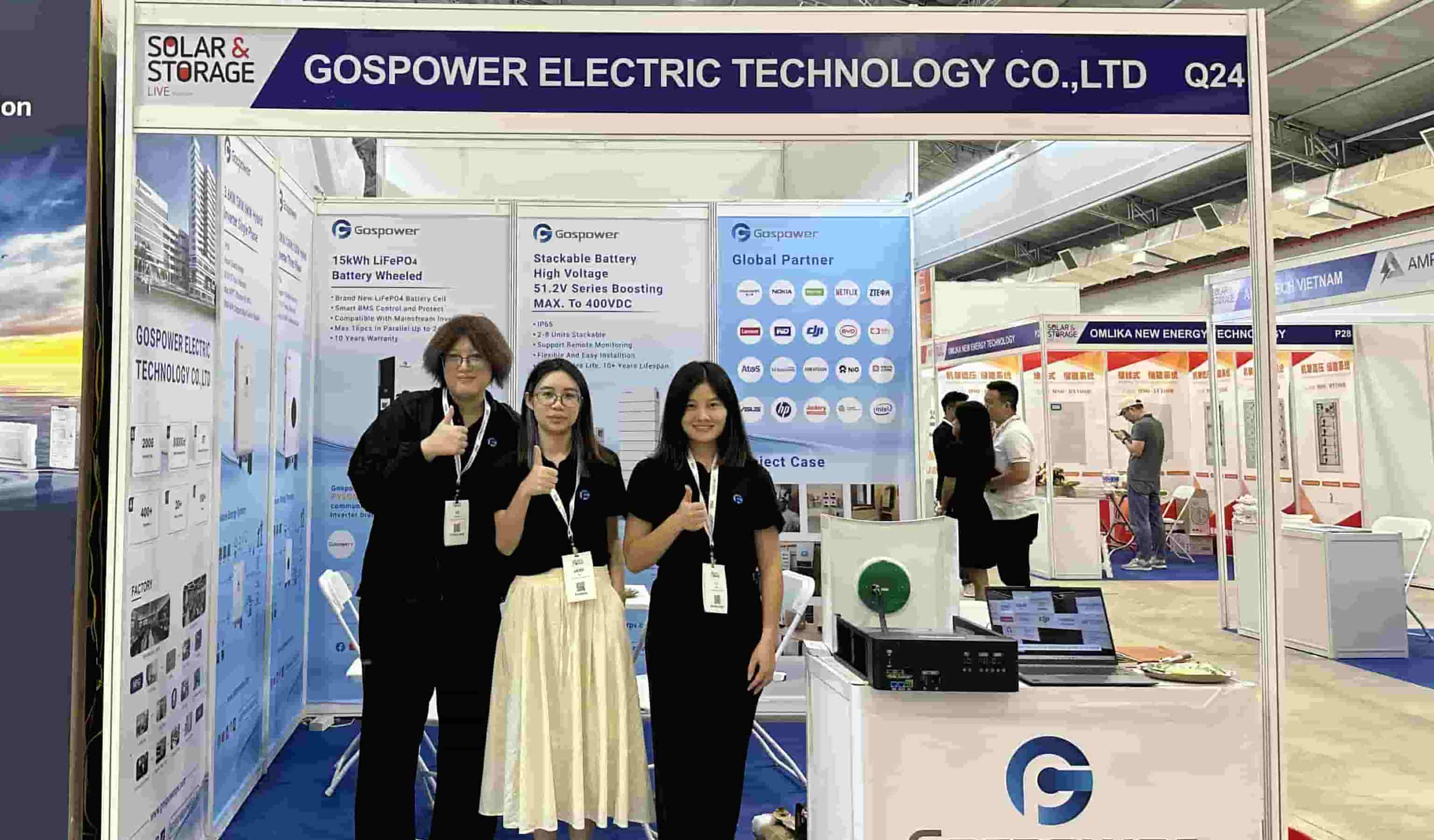 GOSPOWER, 2024 Solar & Storage Live Vietnam'da Akıllı Güneş Çözümlerini Sunuyor